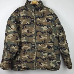 Exclusive Pelle Pelle Camo Puffer Jacket