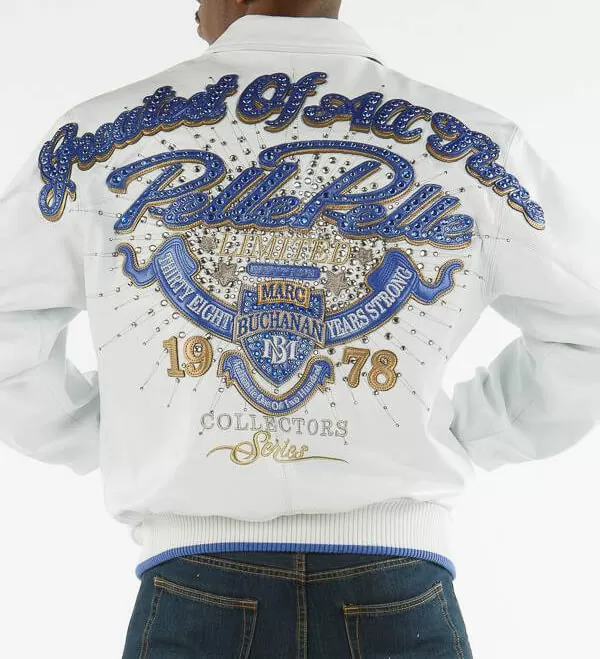 White Pelle Pelle MB Leather Jacket