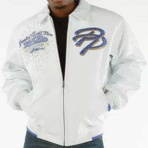 White Pelle Pelle MB Leather Jacket view 2