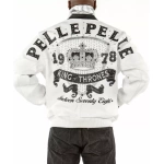 White Pelle Pelle King Of Thrones Jacket