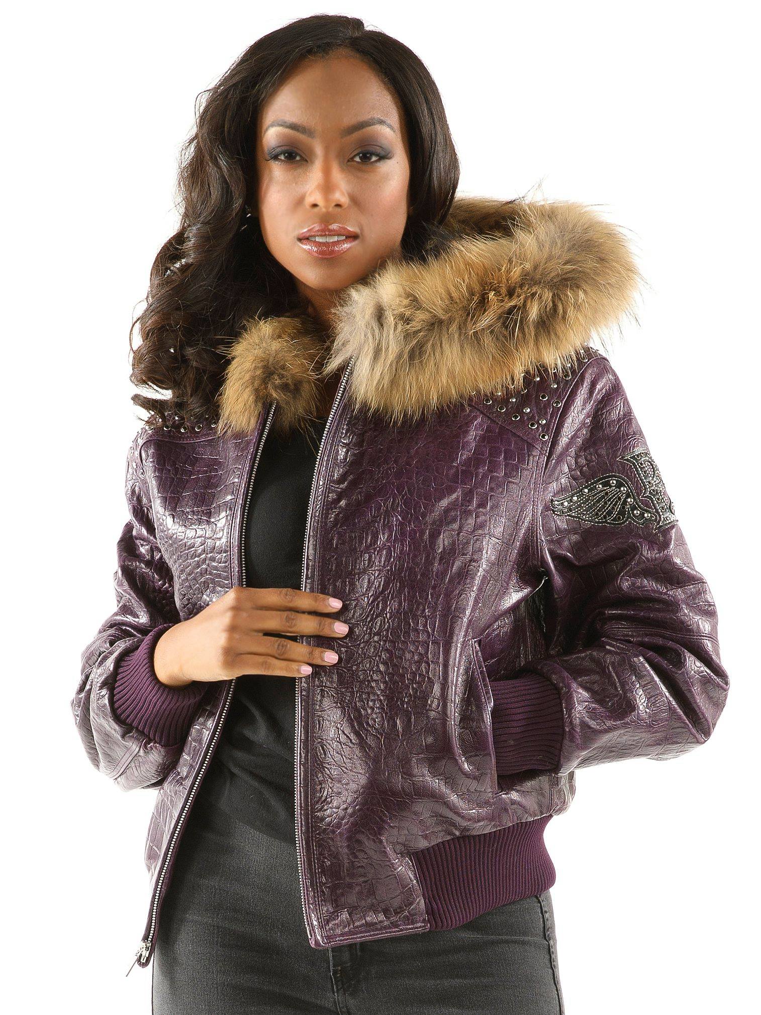 Pelle Pelle Air bourne Purple Alligator