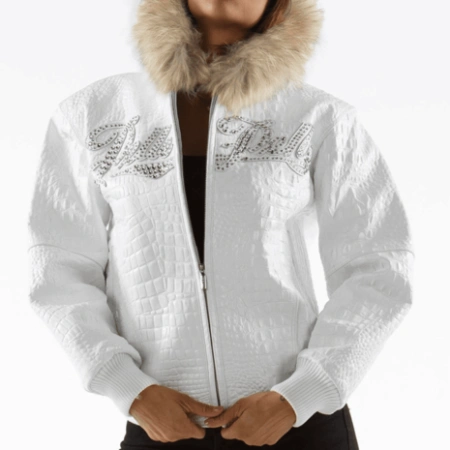 Pelle Pelle Encrusted Fur Hood Jacket