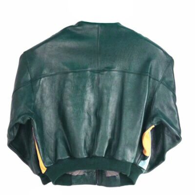 Pelle Pelle Green Yellow Leather Jacket