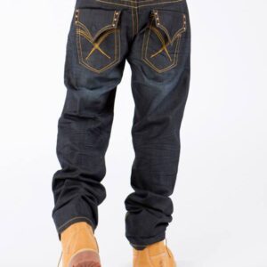 Exclusive Pelle Pelle Dark Blue Jeans Pent
