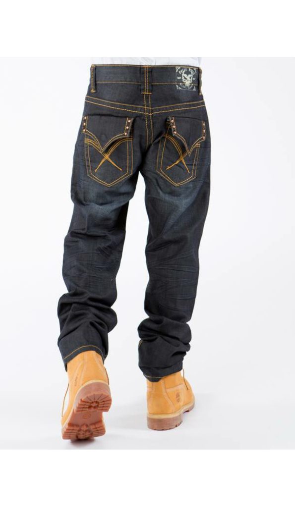 Exclusive Pelle Pelle Dark Blue Jeans Pent