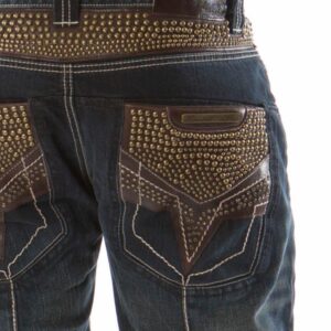 Exclusive  Pelle Pelle Black Jeans Pent