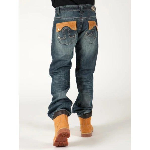 Pelle Pelle Blue Jeans Pent