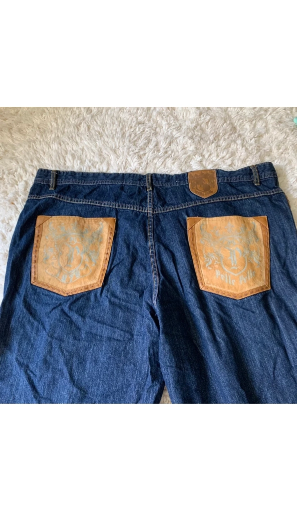 Exclusive Pelle Pelle Dark Blue Jeans Pent
