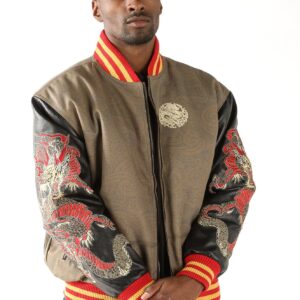 Pelle Pelle Dragon Heart Varsity Jacket view 1