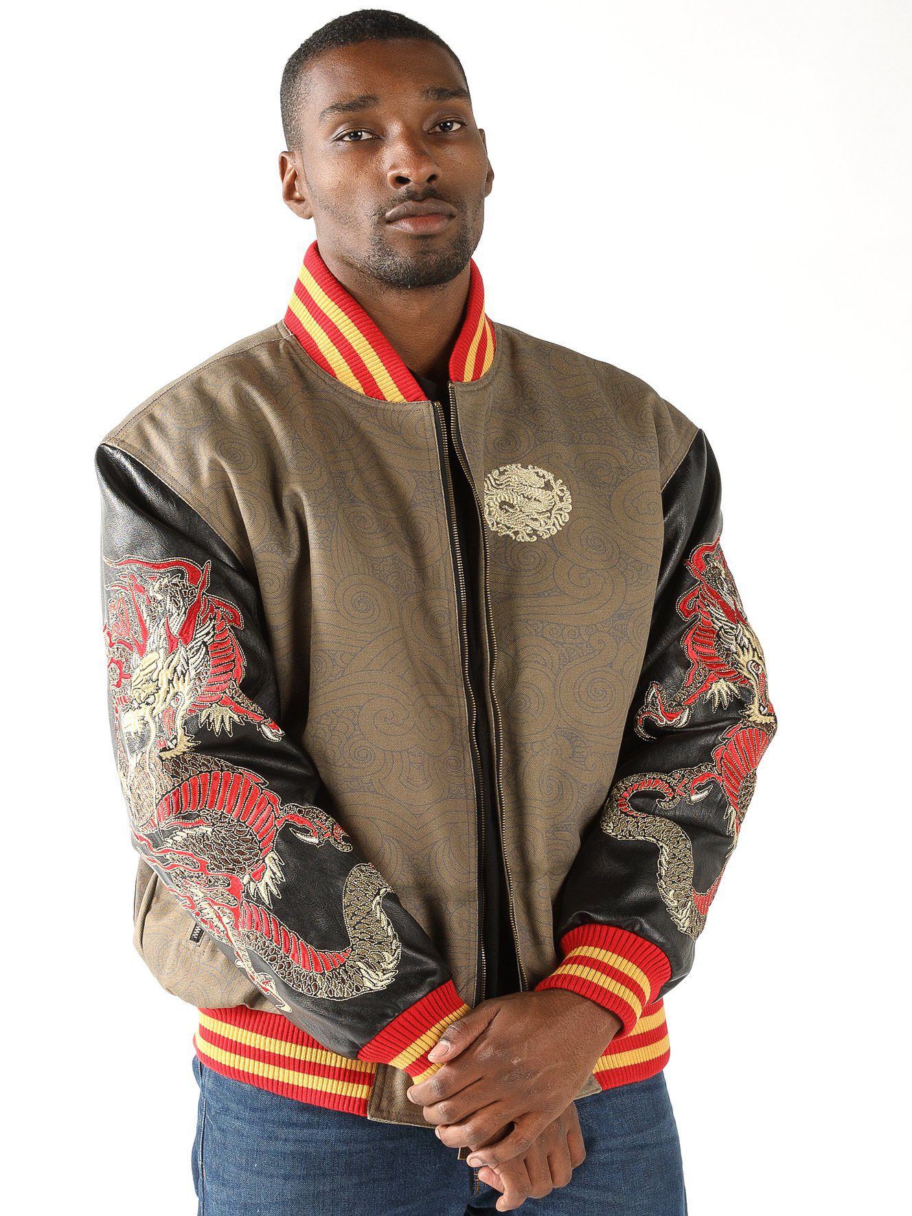 Pelle Pelle Dragon Heart Varsity Jacket