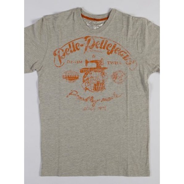 Pelle Pelle Steel Gray T Shirt