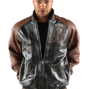 Pelle Pelle Brown Studded Leather Jacket view 2