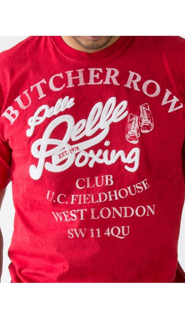 Authentic Pelle Pelle Red Boxing T Shirt