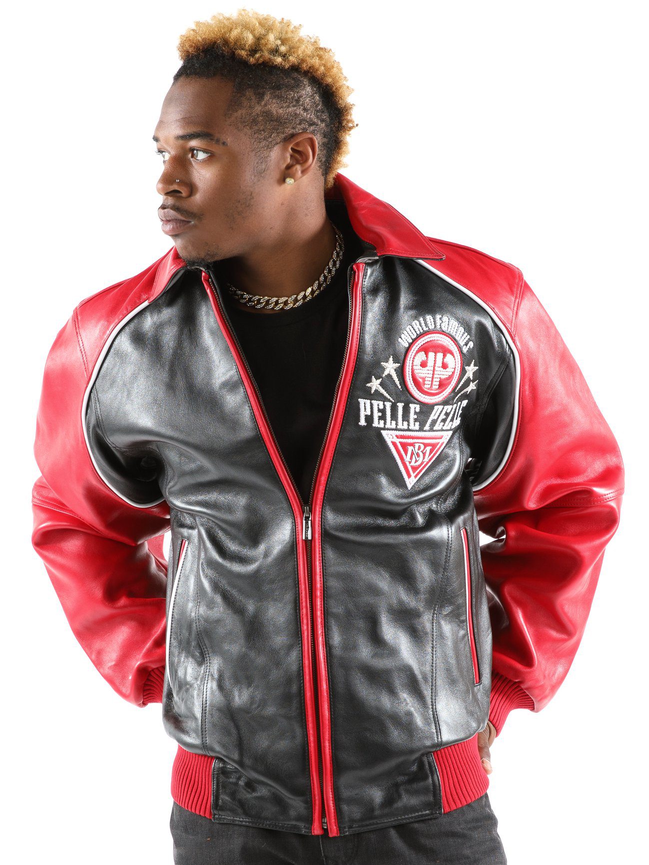 Red Pelle Pelle World Famous Leather Jacket