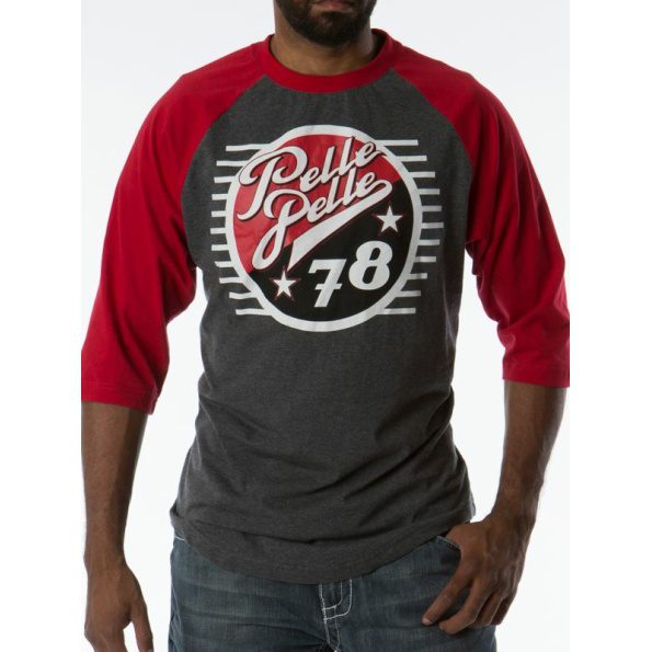 Pelle Pelle 78 Red Gray T Shirt