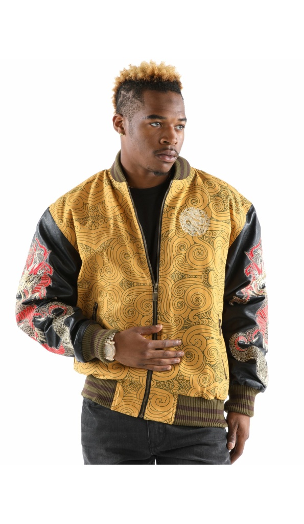 Pelle Pelle Dragon Heart Varsity Jacket