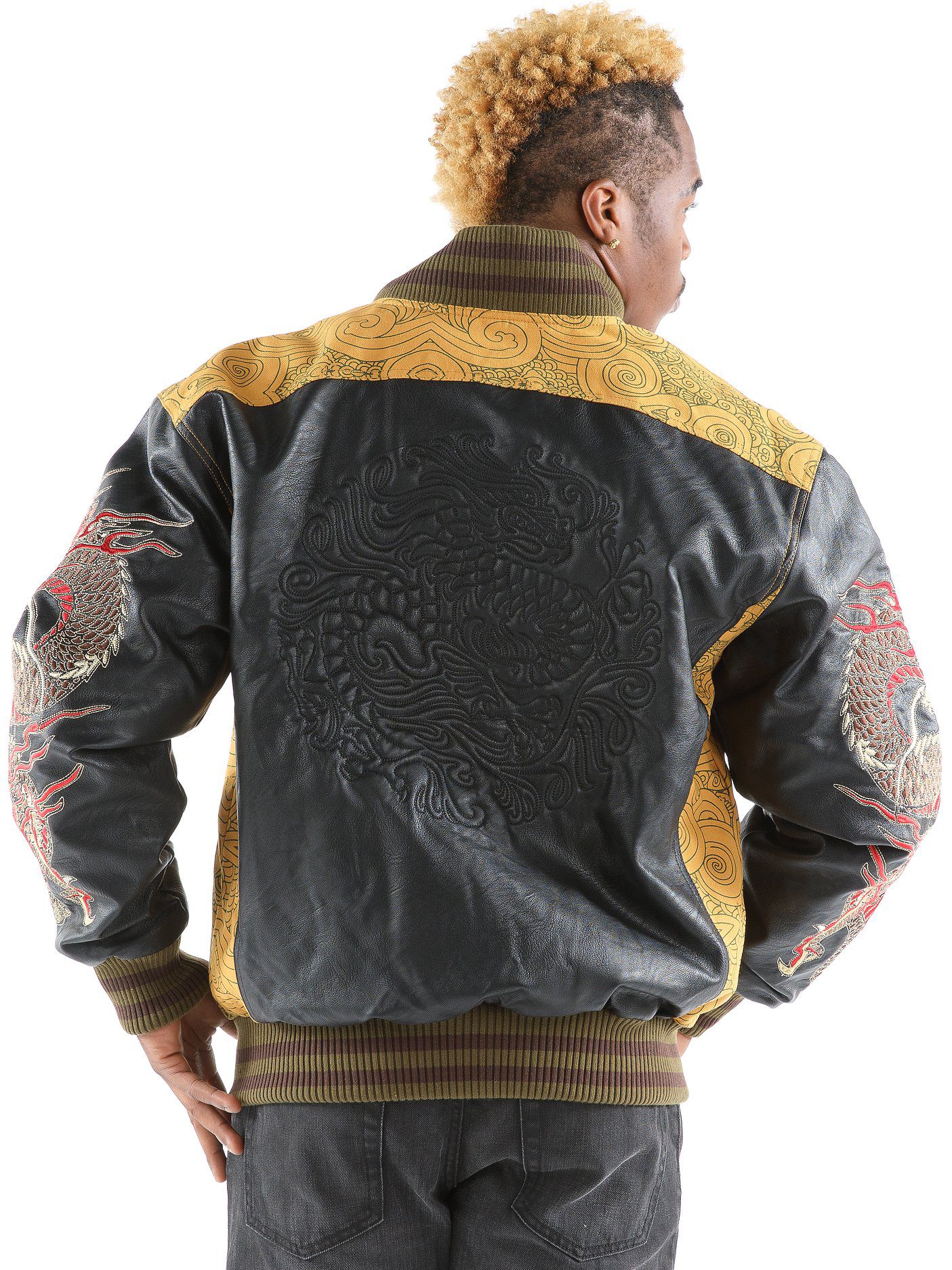 Pelle Pelle Dragon Heart Varsity Jacket