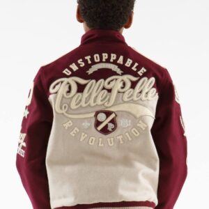 Pelle Pelle Revolution Kids Maroon Jacket