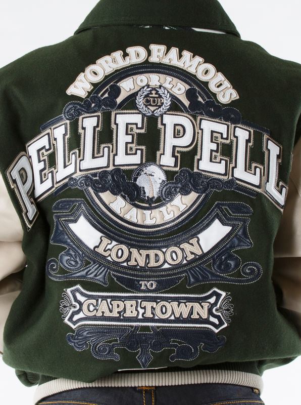 Pelle Pelle Capetown Green Wool Jacket