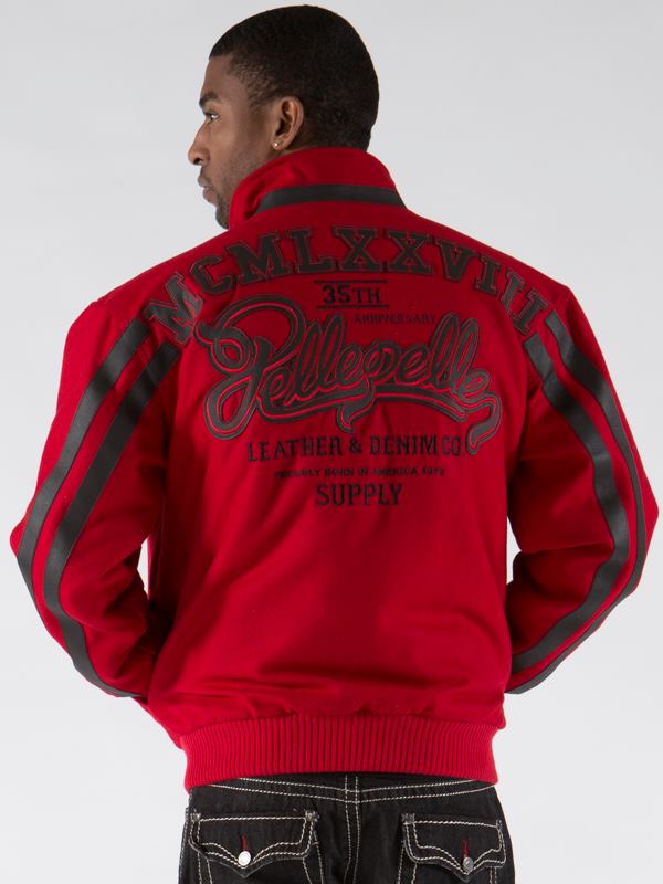 Pelle Pelle Red 35th Anniversary Wool Jacket