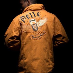 Pelle Pelle Born To Rebel Mustard Men Jacket view 2