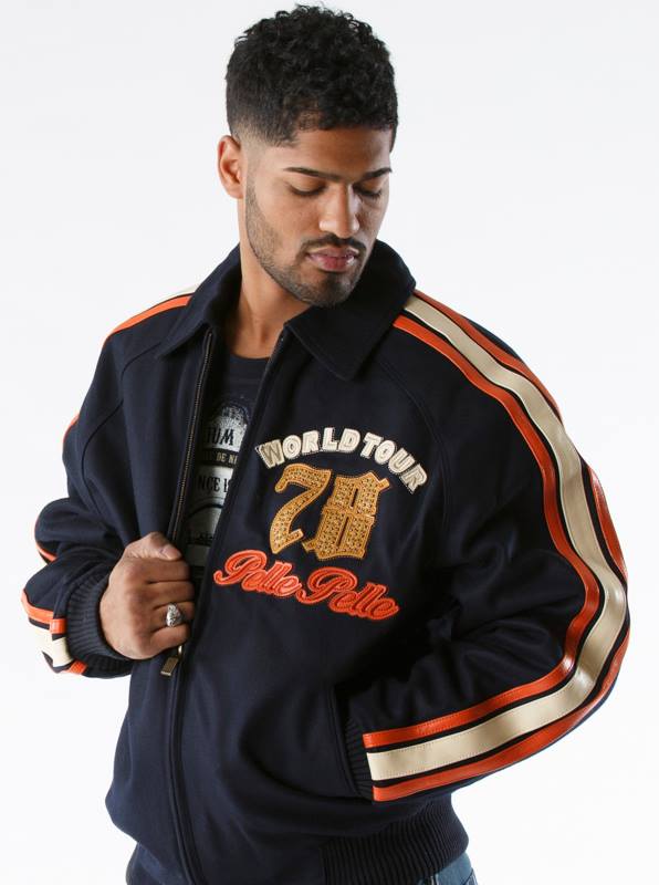 Pelle Pelle World Tour MB Black Wool Jacket