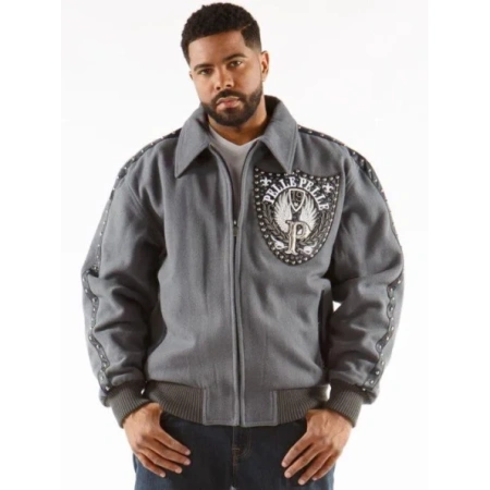 Pelle Pelle Band Of Brothers Grey Men Jacket