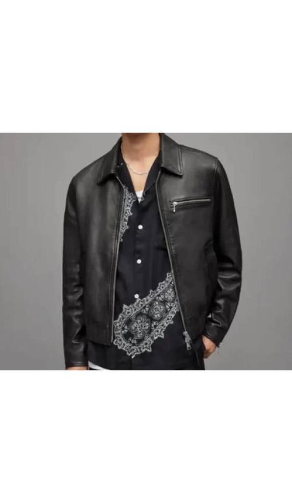 Pelle Pelle Men Black Gino Leather Jacket