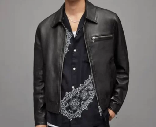 Pelle Pelle Men Black Gino Leather Jacket