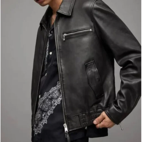 Pelle Pelle Men Black Gino Leather Jacket