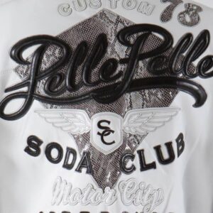Soda Club Pelle Pelle Motor City 1978 White Jacket view 3