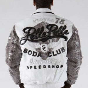 Soda Club Pelle Pelle Motor City 1978 White Jacket