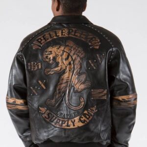 Brown Pelle Pelle Supply Co. Leather Jacket