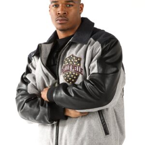 Pelle Pelle Badged Royal Stud Wool Jacket view 2