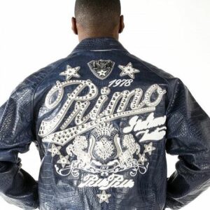 Pelle Pelle Navy Blue Primo Leather Jacket view 1