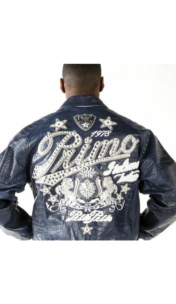 Pelle Pelle Navy Blue Primo Leather Jacket