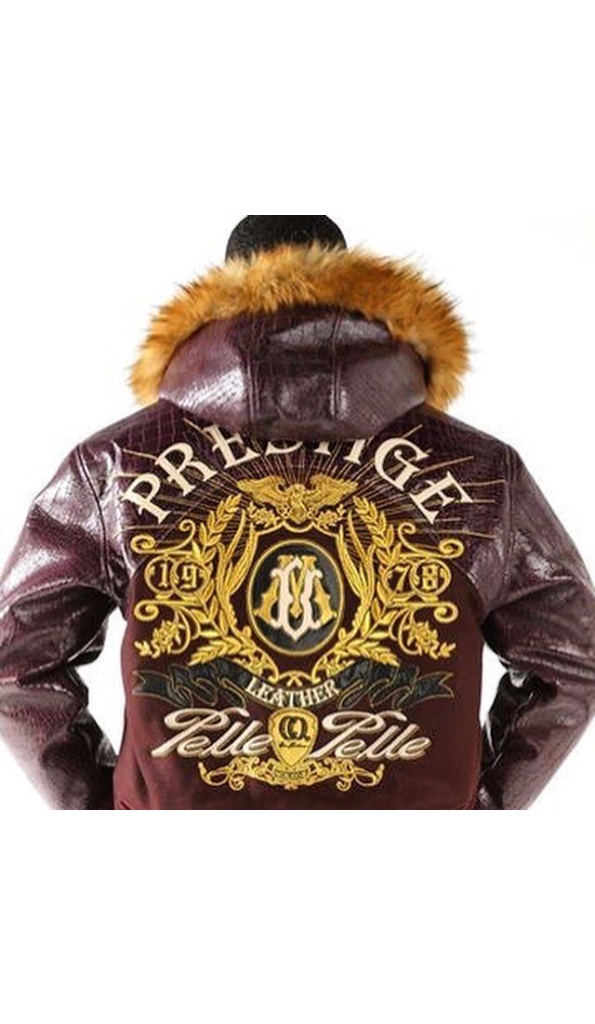 Pelle Pelle Prestige Maroon Leather Jacket