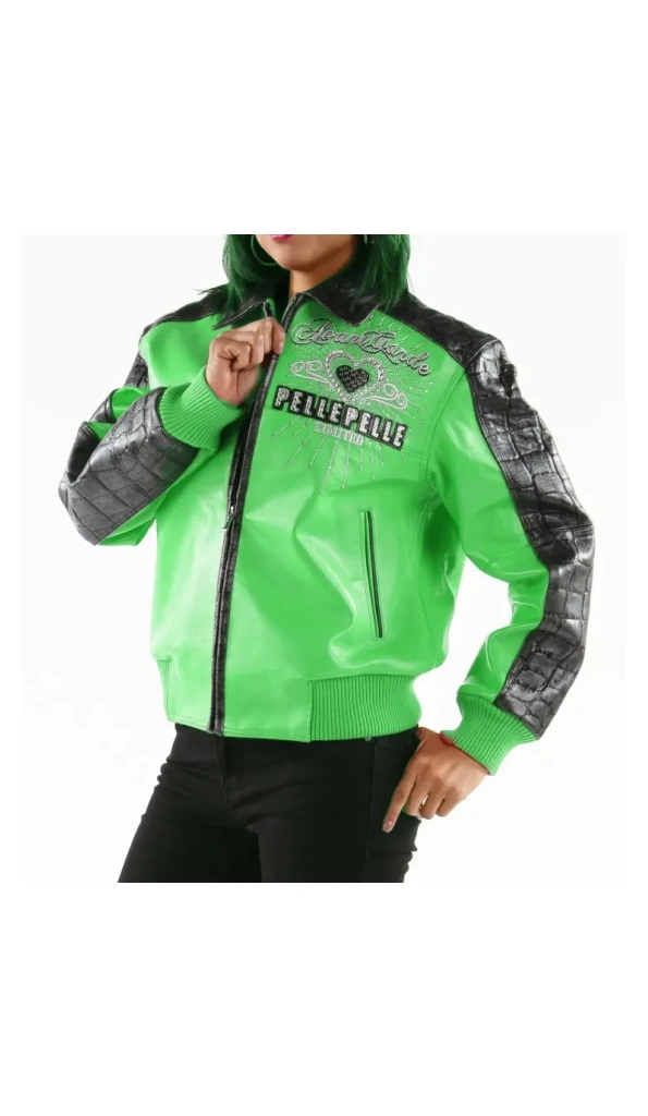 Pelle Pelle Green Unrivaled Women MB Jacket