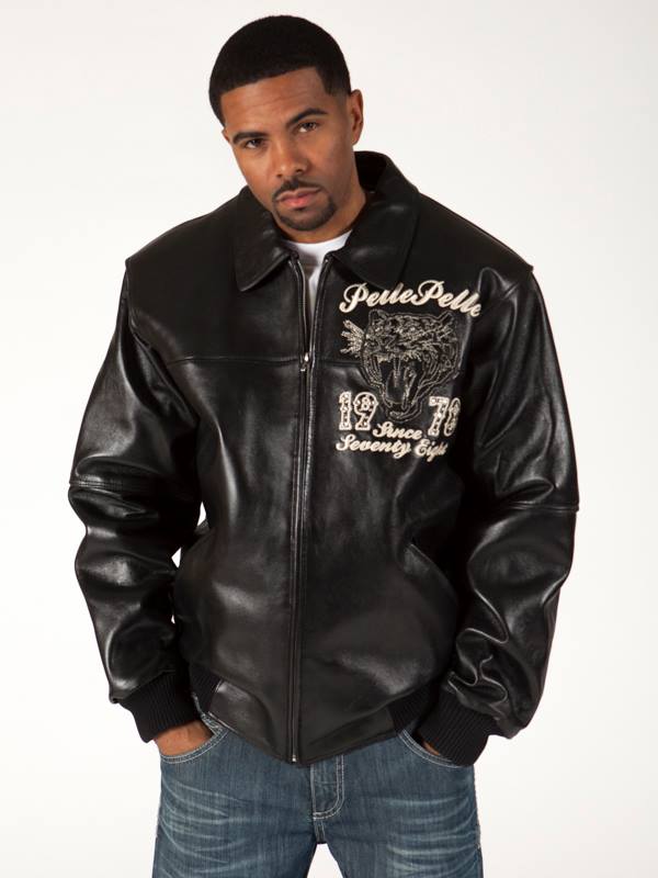 Pelle Pelle World Finest Tiger Black Jacket