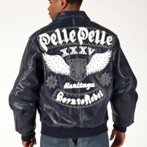 Pelle Pelle Men Born To Rebel Leather Jacket