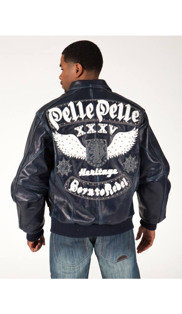 Pelle Pelle Men Born To Rebel Leather Jacket