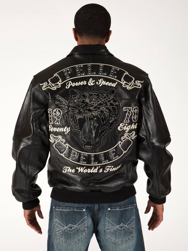 Pelle Pelle World Finest Tiger Black Jacket