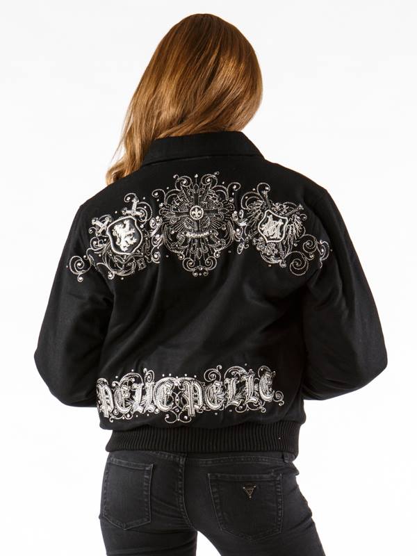 Pelle Pelle Black Encrusted MB Women Jacket