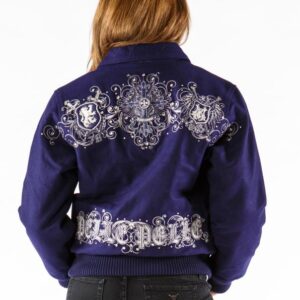 Pelle Pelle Encrusted MB Purple Women Jacket