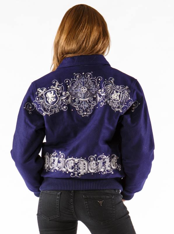 Pelle Pelle Encrusted MB Purple Women Jacket