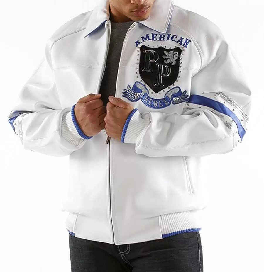 Pelle Pelle White American Rebel MB Jacket view 2