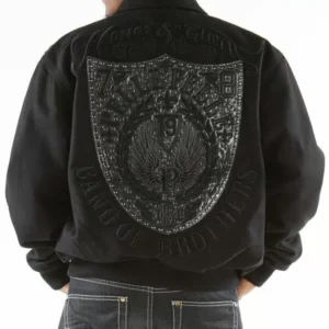 Pelle Pelle Honor And Glory Black Wool Jacket view 2