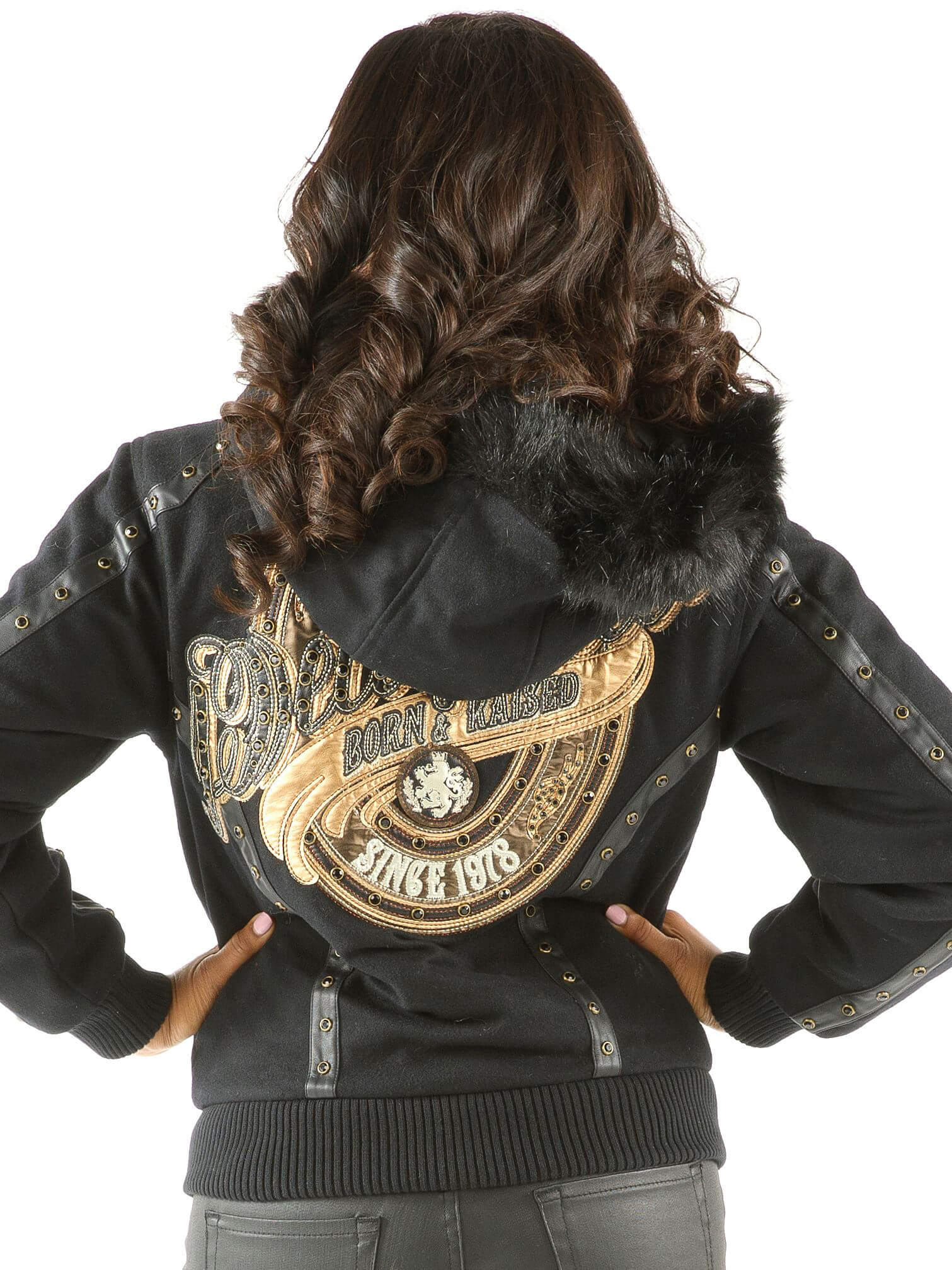 Pelle Pelle Black Born And Raised Jacket