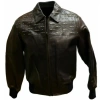 Black Pelle Pelle Studded Emblem Jacket