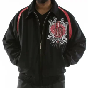 Pelle Pelle Top Brass Black Lion Wool Jacket